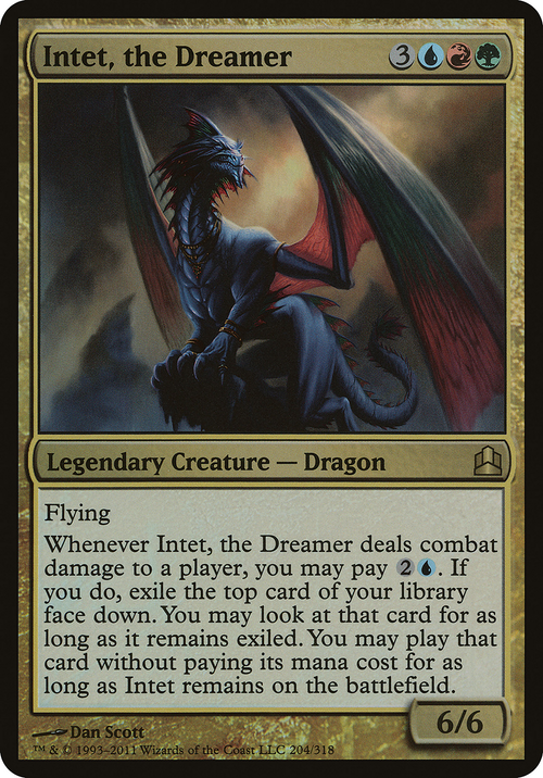 Intet, the Dreamer (Commander) (OVER-204) - Commander 2011 Oversized Foil
