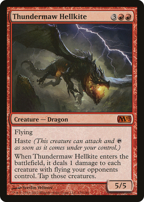 Thundermaw Hellkite (M13-150) - Magic 2013 Foil