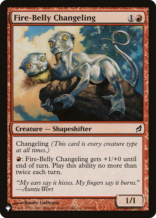 Fire-Belly Changeling (LIST-LRW-164) - The List