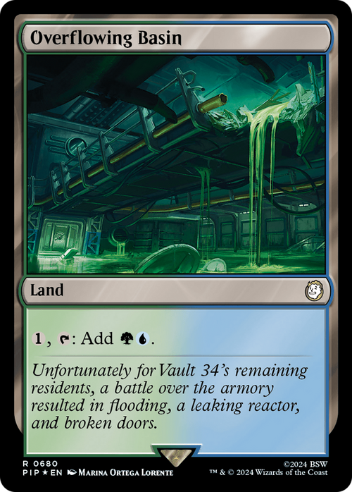 Overflowing Basin (Surge Foil) (PIP-680) - Fallout Foil