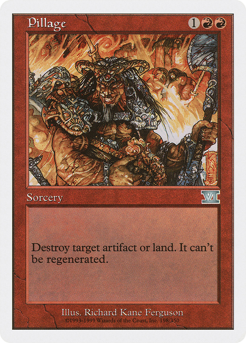 Pillage (6ED-198) - Classic Sixth Edition