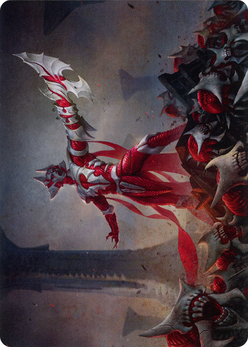 Mite Overseer // Mite Overseer (AONE-004) - Phyrexia: All Will Be One Art Series (Borderless)