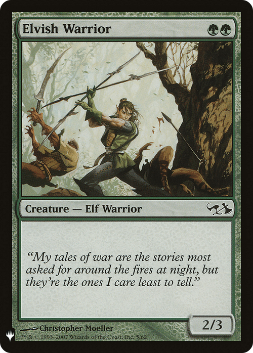 Elvish Warrior (LIST-DD1-5) - The List