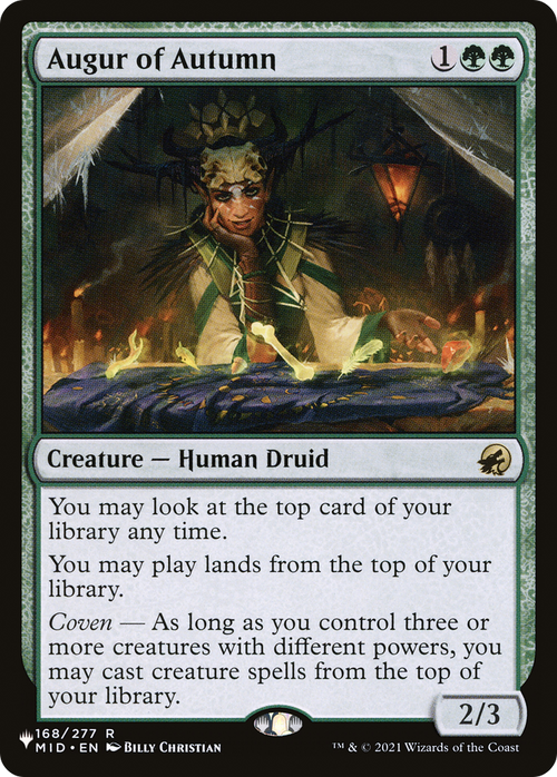 Augur of Autumn (LIST-168/277) - The List