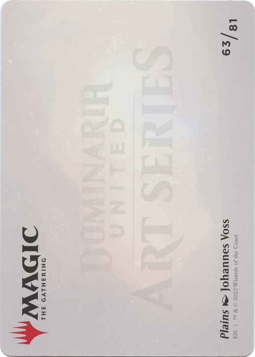 Plains // Plains (ADMU-063) - Dominaria United Art Series (Borderless)
