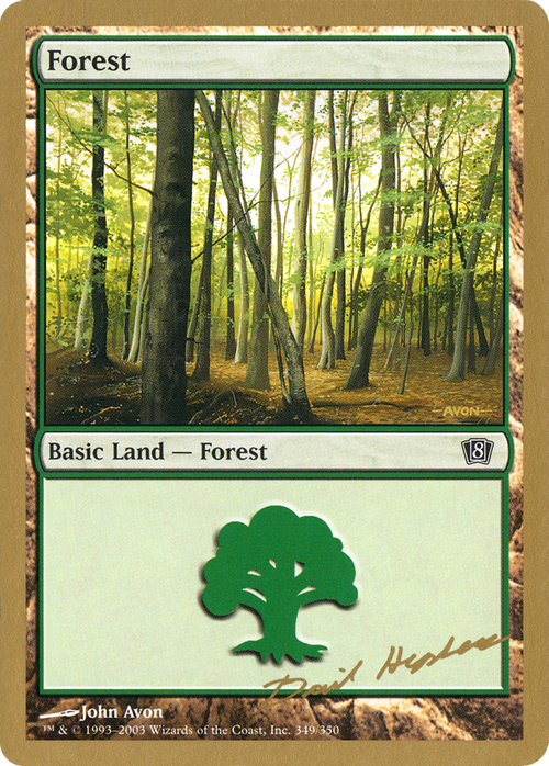 Forest (349) - 2003 Dave Humpherys (8ED) (WCD-DH349) - World Championship Decks 2003