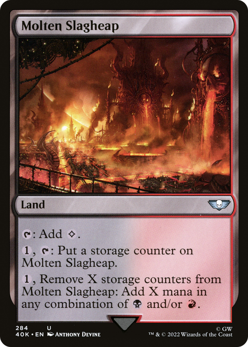 Molten Slagheap (40K-284) - Warhammer 40,000 Commander