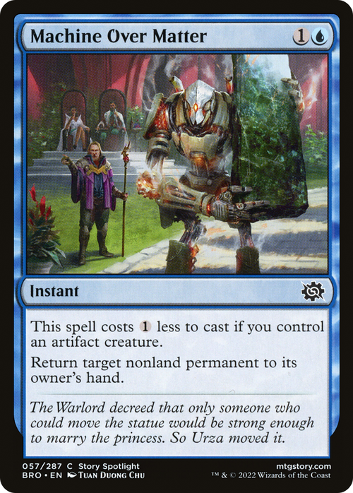 Machine Over Matter (BRO-057) - The Brothers' War Foil