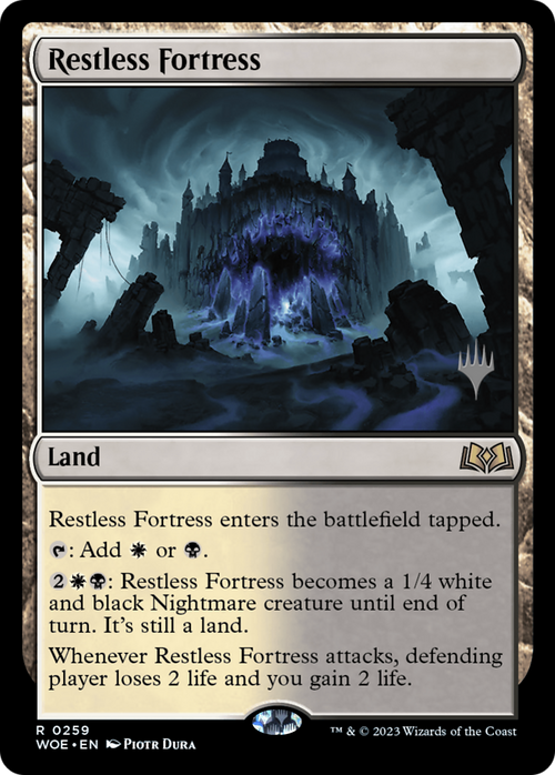 Restless Fortress (PPWOE-259) - Wilds of Eldraine Promos Foil