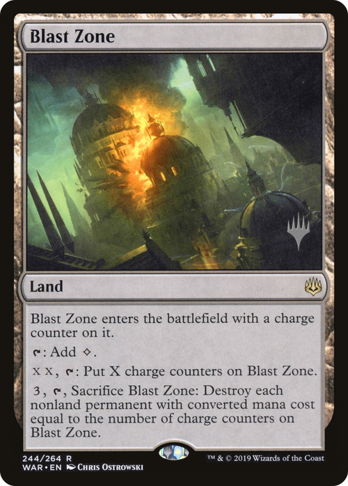 Blast Zone (WAR) (PPTHB-244P) - War of the Spark Promos