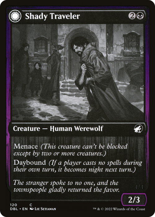Shady Traveler (DBL-120) - Innistrad: Double Feature: (Double Faced Transform) Foil
