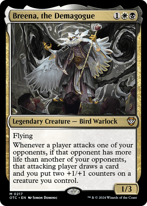 Breena, the Demagogue (OTC-217) - Outlaws of Thunder Junction Commander