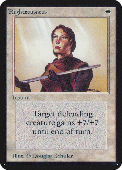 Righteousness (LEA-) - Limited Edition Alpha