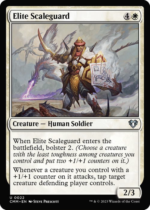 Elite Scaleguard (CMM-022) - Commander Masters