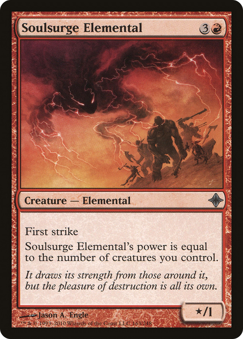 Soulsurge Elemental (ROE-163) - Rise of the Eldrazi Foil