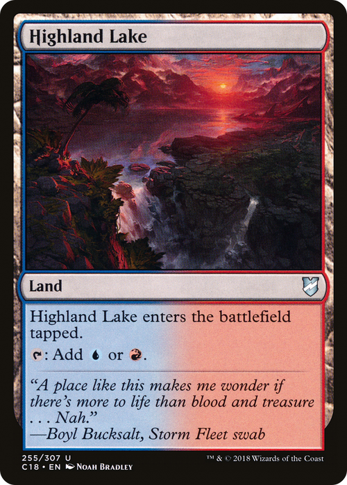 Highland Lake (C18-255) - Commander 2018