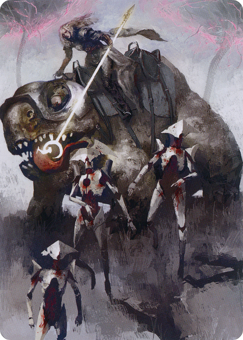 Thalia and The Gitrog Monster // Thalia and The Gitrog Monster (AMOM-065) - March of the Machine Art Series (Borderless)