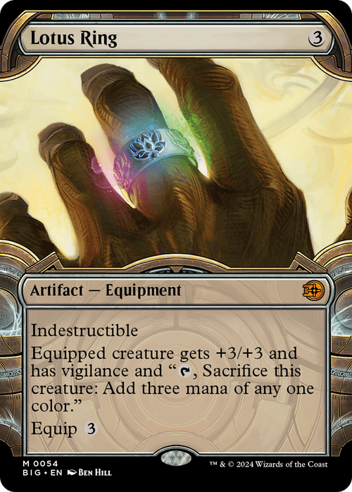 Lotus Ring (Showcase) (BIG-054) - The Big Score: (Showcase) Foil
