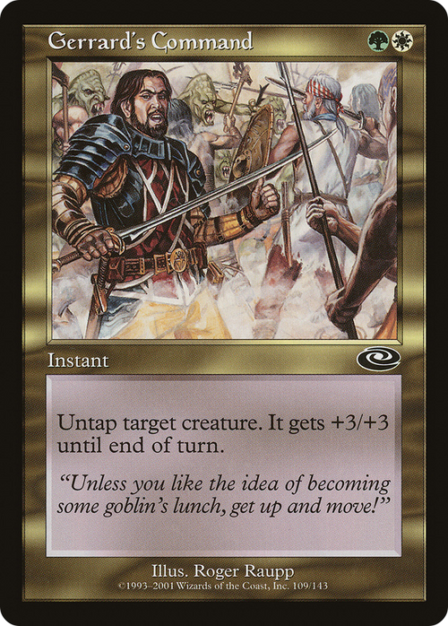 Gerrard's Command (PLS-109) - Planeshift Foil