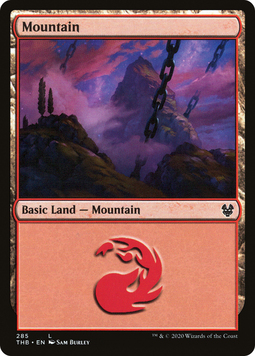Mountain (285) (THB-285) - Theros Beyond Death Foil
