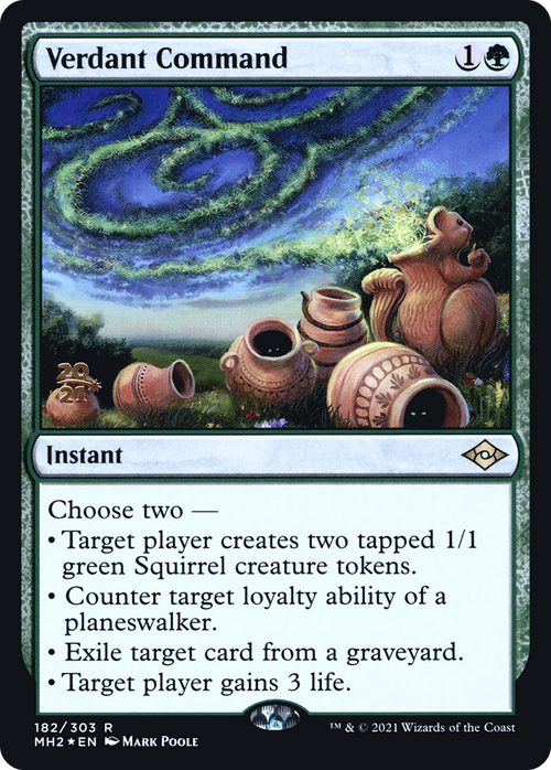 Verdant Command (PRE-182S) - Modern Horizons 2 Promos Foil