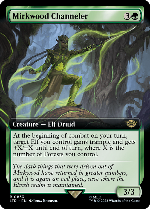 Mirkwood Channeler (Extended Art) (LTR-833) - The Lord of the Rings: Tales of Middle-earth: (Extended Art)