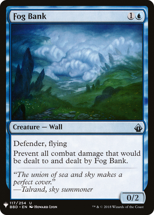 Fog Bank (LIST-BBD-117) - The List