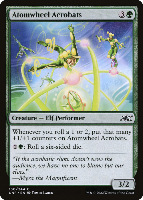 Atomwheel Acrobats (UNF-130) - Unfinity Foil