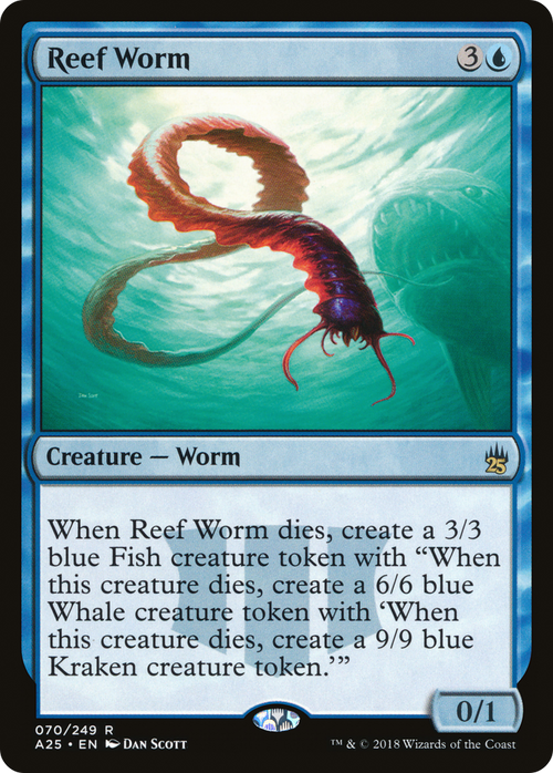 Reef Worm (A25-070) - Masters 25 Foil