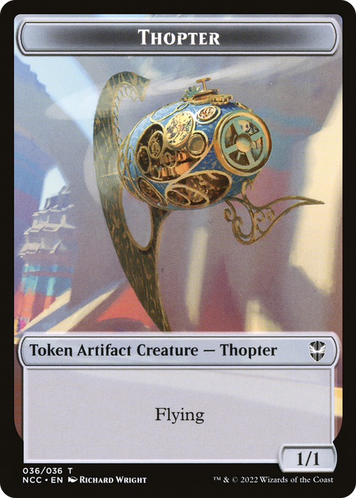 Thopter (TNCC-036) - New Capenna Commander Tokens Foil