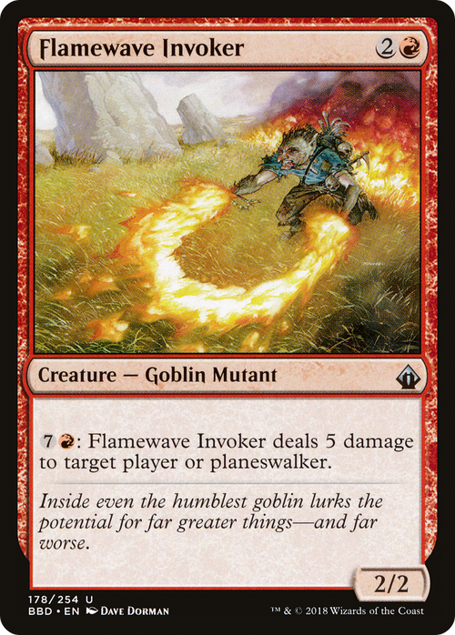 Flamewave Invoker (BBD-178) - Battlebond Foil