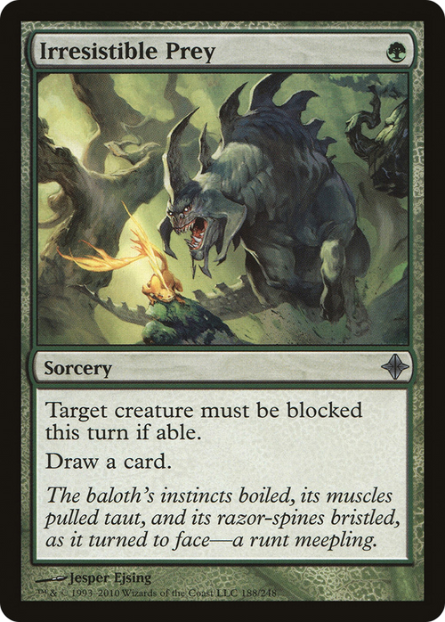 Irresistible Prey (ROE-188) - Rise of the Eldrazi Foil