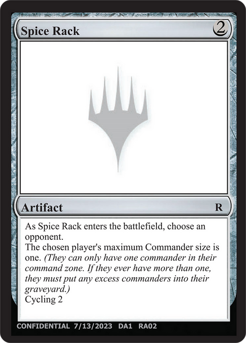 Spice Rack (UNK-) - Unknown Event