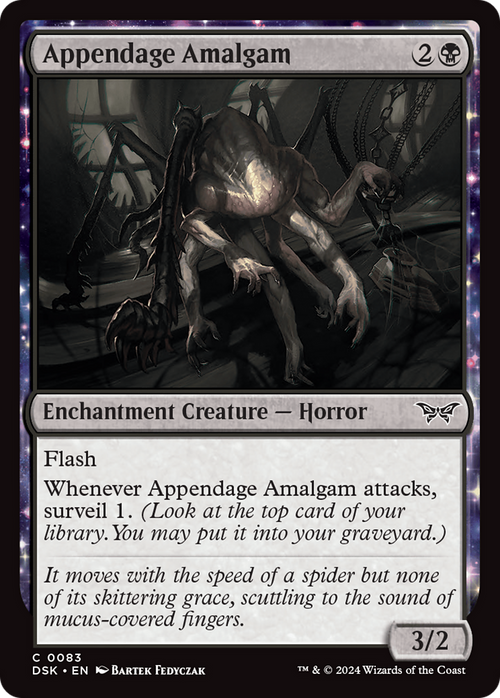 Appendage Amalgam (DSK-083) - Duskmourn: House of Horror: (enchantment) Foil