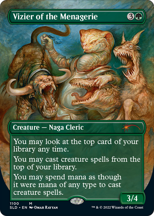 Vizier of the Menagerie (Borderless) (SLD-1100) - Secret Lair Drop Foil