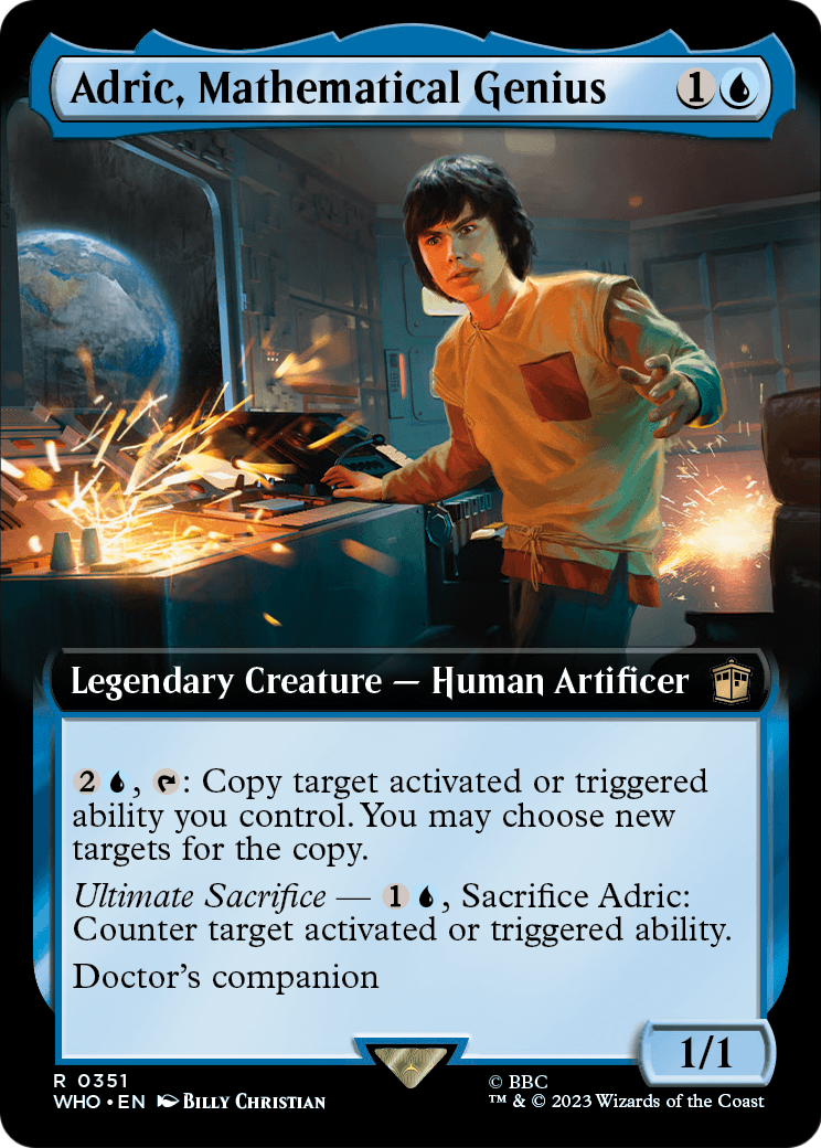 Adric, Mathematical Genius (Extended Art) (WHO-351) - Doctor Who: (Extended Art)