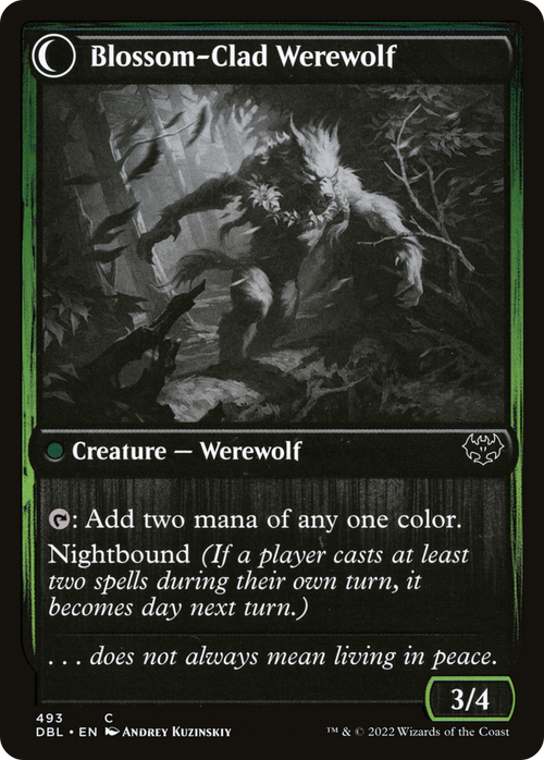 Weaver of Blossoms (DBL-493) - Innistrad: Double Feature: (Double Faced Transform)