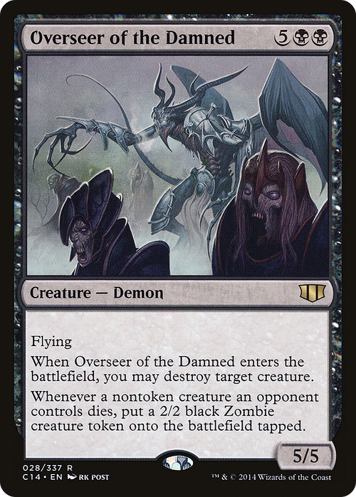 Overseer of the Damned (C14-028) - Commander 2014