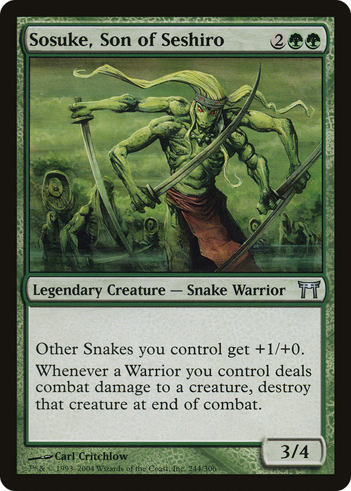 Sosuke, Son of Seshiro (CHK-244) - Champions of Kamigawa Foil