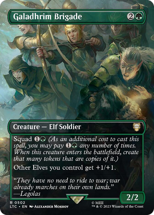 Galadhrim Brigade (Borderless) (LTC-502) - Tales of Middle-earth Commander