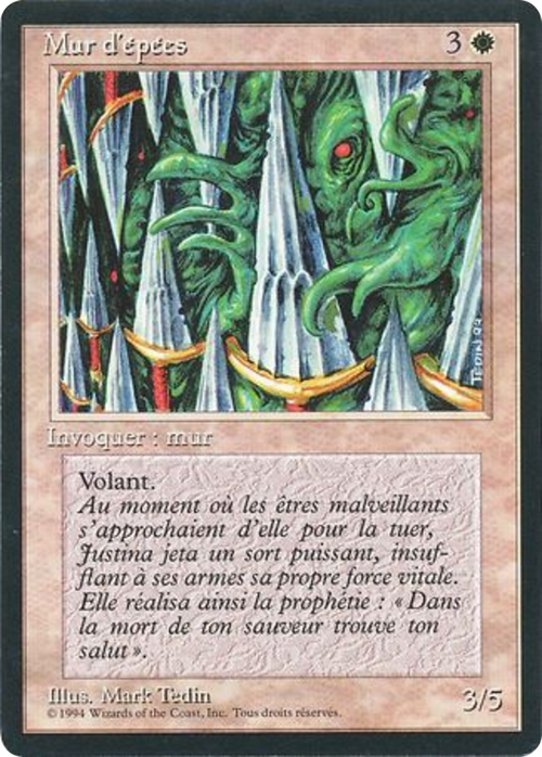 Wall of Swords (FBB-) - Foreign Black Border