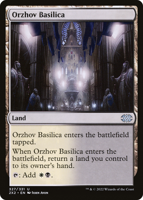 Orzhov Basilica (2X2-327) - Double Masters 2022 Foil