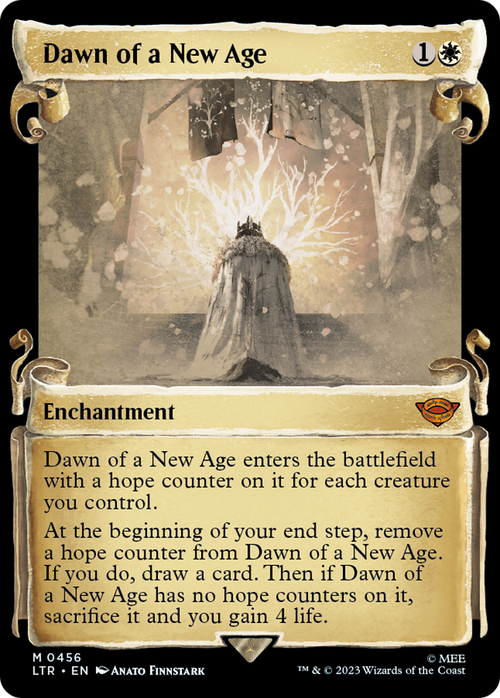 Dawn of a New Age (Showcase Scrolls) (LTR-456) - The Lord of the Rings: Tales of Middle-earth: (Showcase)