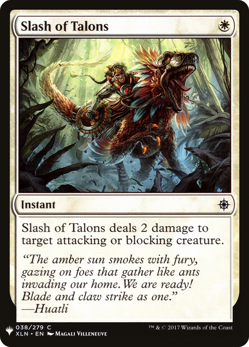 Slash of Talons (LIST-XLN-38) - The List
