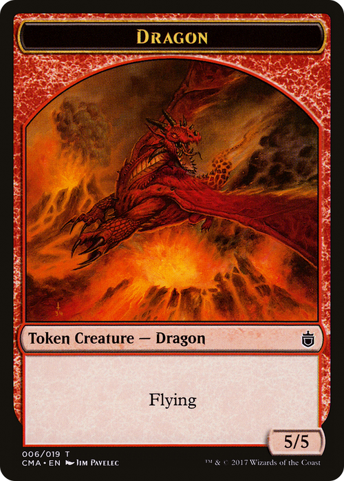 Dragon Token (006) (CMA-006) - Commander Anthology Tokens