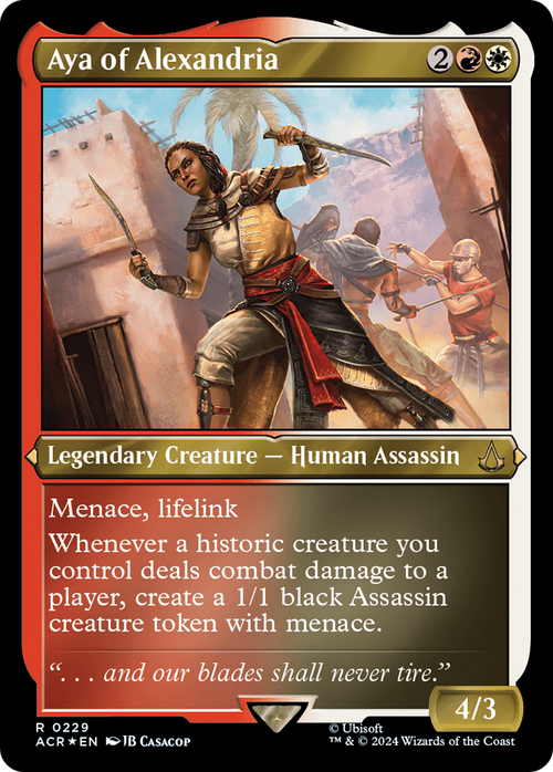 Aya of Alexandria (Foil Etched) (ACR-229) - Assassin's Creed Foil