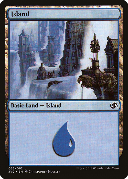 Island (33) (Jace vs. Chandra) (DD3-033) - Duel Decks Anthology: Jace vs. Chandra
