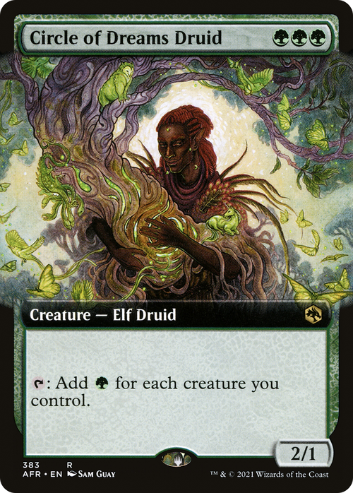 Circle of Dreams Druid (Extended Art) (AFR-383) - Adventures in the Forgotten Realms: (Extended Art) Foil
