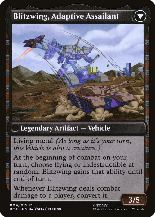 Blitzwing, Cruel Tormentor (BOT-004) - Transformers: (convertdfc)