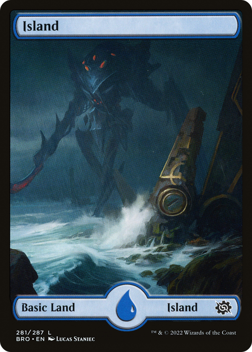 Island (281) - Full Art (BRO-281) - The Brothers' War
